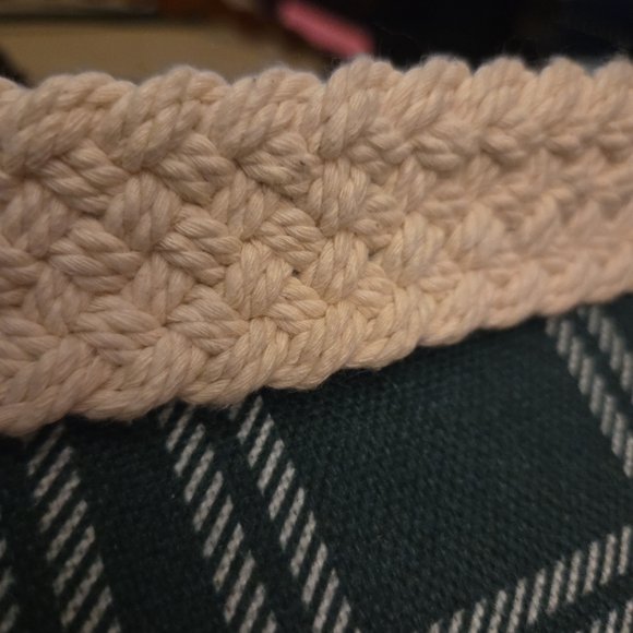 J. Crew Beige Woven Belt with Bamboo Buckle - Picture 5 of 6